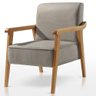 Poltrona Lina Agarb Decor:linho Cinza - 1