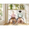 Quadro Decorativo Casal Cowboy e Cowgirl Boiadeira Vaqueiro Cavalo Rodeio Decoração - 3