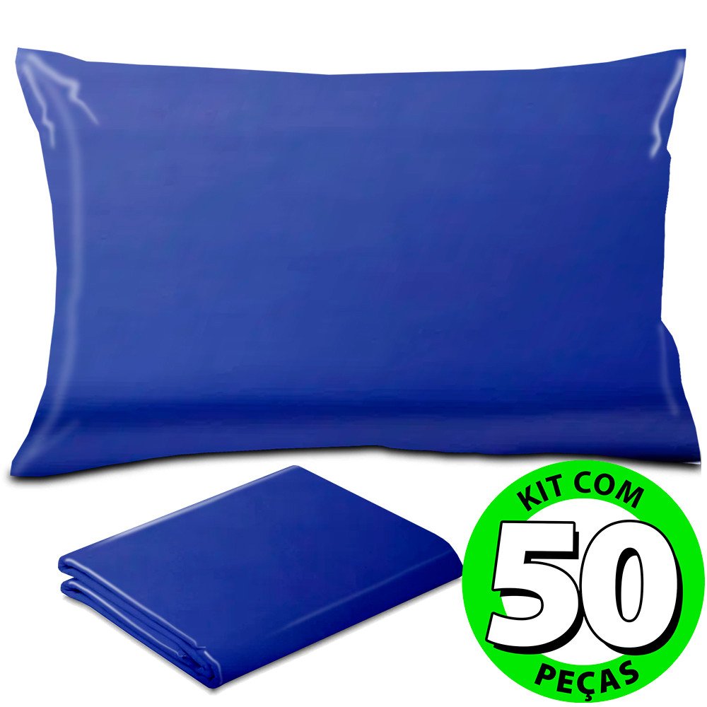 Kit 50 Protetores de Travesseiros Impermeável Hospitalar 50x70cm BF Colchões - 2