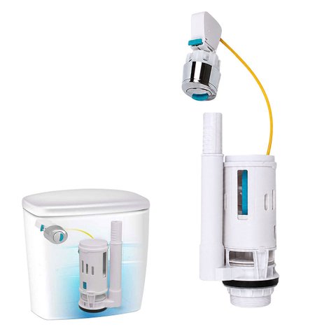 Reparo Mecanismo de Caixa Acoplada Vaso Sanitario Banheiro Lavabo Casa Tanque Botao Descarga Assento