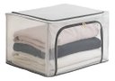 Ver imagem 2 de Caixa Organizadora Grande 100 Litros Dobrável Roupa 59x41cm