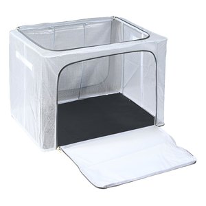 Caixa Organizadora Grande 100 Litros Dobrável Roupa 59x41cm