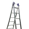 Escada Aluminio Real 7 Degraus Extensiva - 2