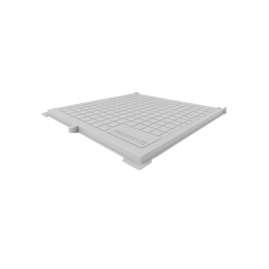 Tampão Articulado S Rebaixo Passagem Inspeção Branco 50x50cm - 2