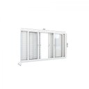 Ver imagem 4 de Janela de Alumínio Veneziana 100x150cm 6 Folhas com Grade Lucasa Alumínios