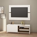 Ver imagem 1 de Rack com Painel para TV até 58 Polegadas 1 Porta 2 Nichos 130cm Berlim 