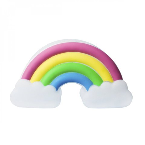 Luminária Abajur De Mesa Decorativa Arco-íris Usare