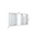 Ver imagem 4 de Janela de Alumínio Veneziana 120x150cm 6 Folhas com Grade Lucasa Alumínios