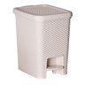 Lixeira com Pedal Creme 12 Litros Linea Paramount 2050 - 1
