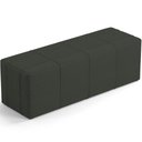 Ver imagem 1 de Puff Decorativo Living Sala de Estar 195 Cm Roma W01 Linho Verde Musgo - lyam
