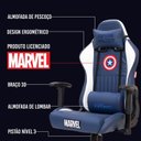 Ver mais imagens de Cadeira Gamer Encosto Articulável Marvel Captain America Futura Import