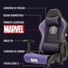 Cadeira Gamer Encosto Articulável Marvel Black Panther Futura Import - 8