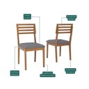 Ver imagem 6 de Conjunto Sala de Jantar Caju 180cm sem Vidro com 6 Cadeiras Juparanã