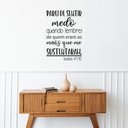 Ver imagem 4 de Adesivo de Parede Salmo Isaías 41:10 Parei de Sentir Medo Quando Lembrei