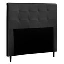 Ver imagem 1 de Cabeceira Cama Box Casal Queen Luna 160cm Corano Preto - Abmaza