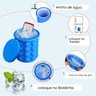 Balde Forma Gelo Silicone Porta Garrafa Lata Ice Magic Cube - 2