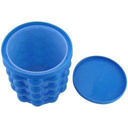 Balde Forma Gelo Silicone Porta Garrafa Lata Ice Magic Cube - 5