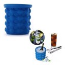 Ver mais imagens de Balde Forma Gelo Silicone Porta Garrafa Lata Ice Magic Cube