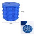 Ver imagem 4 de Balde Forma Gelo Silicone Porta Garrafa Lata Ice Magic Cube