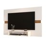 Painel P/ Tv Ate 50 Polegadas Sala Mark Potenza Off White C/ Freijó - 3
