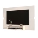 Ver imagem 4 de Painel P/ Tv Ate 50 Polegadas Sala Mark Potenza Off White C/ Freijó