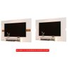 Painel P/ Tv Ate 50 Polegadas Sala Mark Potenza Off White C/ Freijó - 5