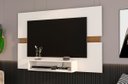 Ver imagem 1 de Painel P/ Tv Ate 50 Polegadas Sala Mark Potenza Off White C/ Freijó