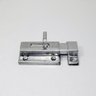 Fechadura Trava Fecho Deslizante Aço Inox com Parafuso 8,5cm Tramela Facil Negocio Importadora Fecho - 7