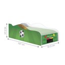 Ver imagem 3 de Cama Carro Solteiro Joy Campo de Futebol Solteiro com Colchão
