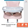 Cadeirinha Assento de Refeição Infantil Vicenza Rosa - 4