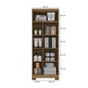 Ver imagem 7 de Guarda Roupa Solteiro 2 Portas Stella I01 Carvalho Grafite Clique Chique