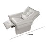 Poltrona Papai Master Luxo Branco Reclinável - 5