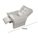 Ver imagem 5 de Poltrona Papai Master Luxo Branco Reclinável