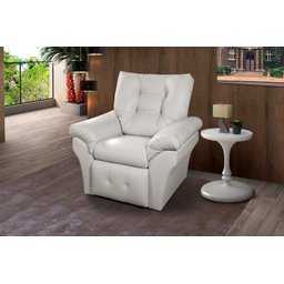 Poltrona Papai Master Luxo Branco Reclinável - 3