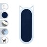 Arranhador Gato Piso Parede Modelo Frajola Grande - Branco - Azul - 1