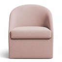 Ver imagem 3 de Kit 6 Poltronas Decorativas Malli Boucle - Pallazio Cor:Rosa