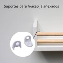 Ver imagem 2 de Prateleira de Mdf  Branca com detalhe em Pinus - Dulce 30 Cm