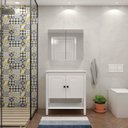 Ver imagem 1 de Gabinete para Banheiro 2 Portas Hudson