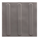 Ver imagem 1 de KIT 10 PÇS PISO TÁTIL PVC 25x25 DIRECIONAL CINZA