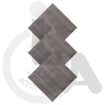 KIT 10 PÇS PISO TÁTIL PVC 25x25 DIRECIONAL CINZA - 2