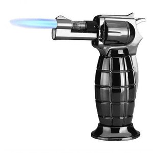 Isqueiro Tocha Flamejante Maçarico Portátil Culinário Automático À Gás Acendedor Flambador