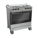 Ver imagem 1 de Fogão Mueller 5 Bocas MFI5BB Automático Mesa de Inox Forno 81,6 Litros