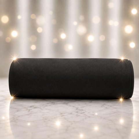 Lençol Avulso Quality Queen Micropercal 600 Fios Macio sem Elástico Preto