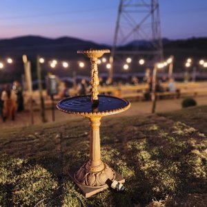 CHAFARIZ SERRINHA FONTE 2 QUEDAS FERRO FUNDIDO MEU JARDIM Pronto Artes DECORAÇÃO DE FAZENDA