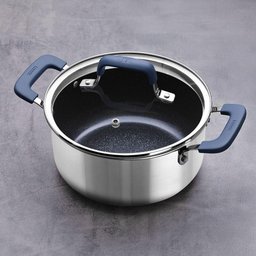 Caçarola Tramontina Romagna Aço Inox Cerâmico Black Stone 20 Cm 3,2 L - 3