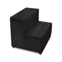 Maca Estética Salão Beleza Clínica Veludo Escada Taís Preto - 5