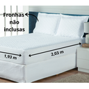 Ver imagem 2 de Capa colchao king impermeavel ultrassonico nao vaza + resistente e sem barulho