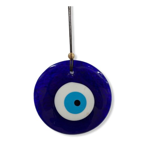 Protetor de Ambiente Olho Grego Azul 8 cm em Murano
