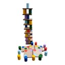 Ver imagem 3 de Torre Inteligente Educativos Pedagógicos Brinquedos em Madeira Jogos Divertidos Socialização Diversã