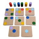 Ver imagem 5 de Torre Inteligente Educativos Pedagógicos Brinquedos em Madeira Jogos Divertidos Socialização Diversã